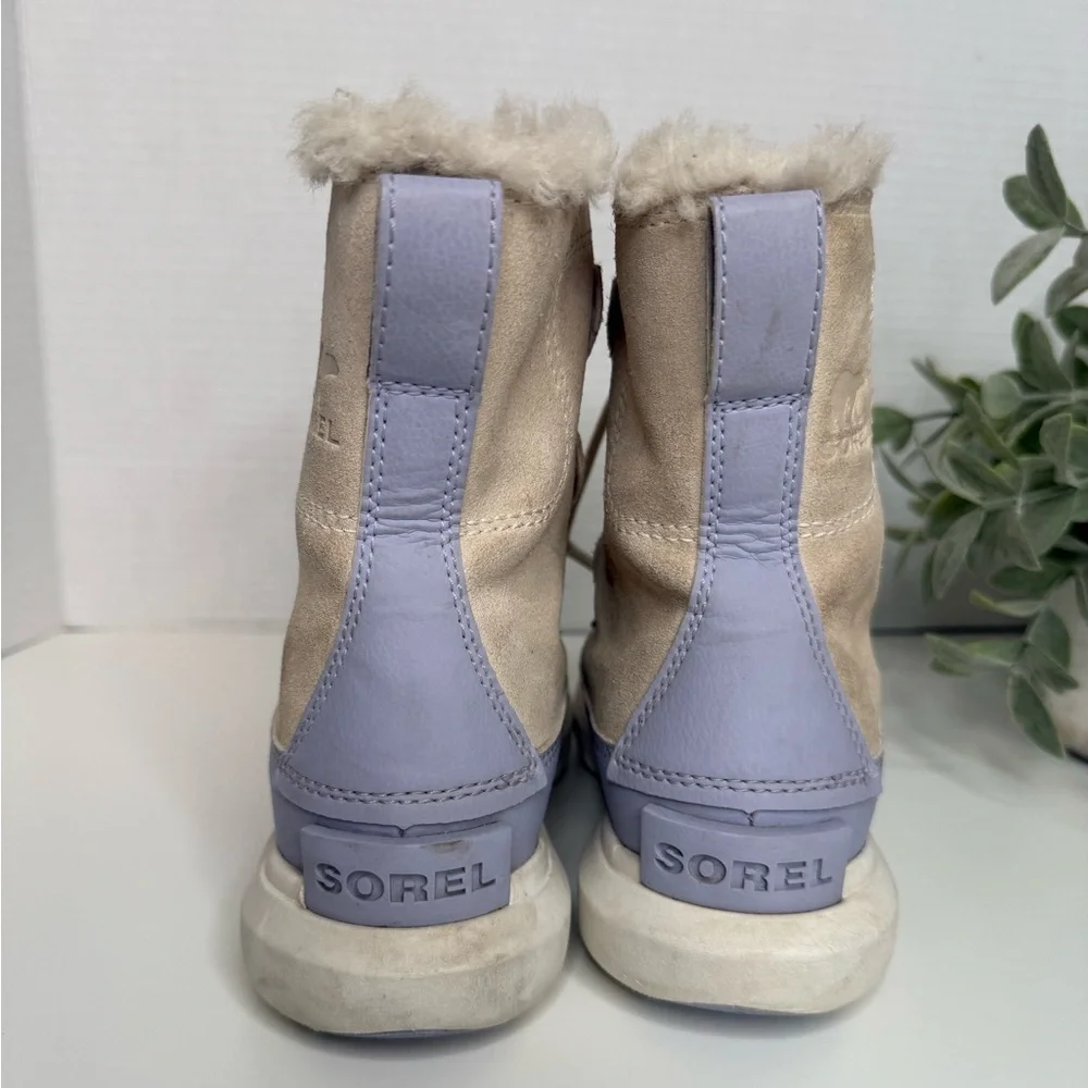 Sorel Youth Explorer Lace-Up Waterproof Cold-Weather Boots Size 1 Outdoor Snow